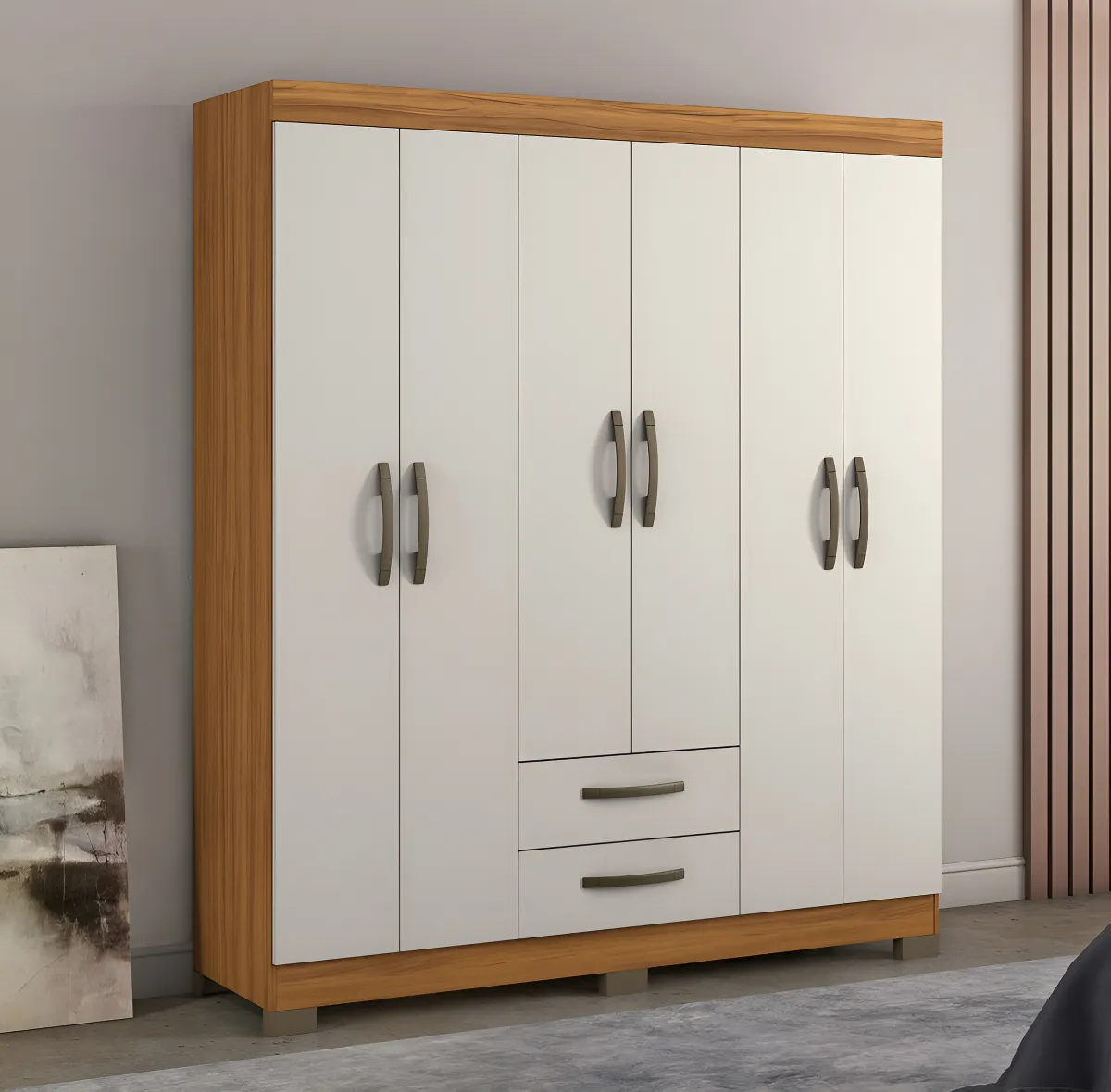 GUARDA ROUPA NOTAVEL NT5130 6 PORTAS FREI...