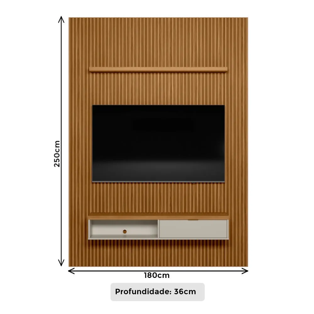 PAINEL RIPADO LINEA MODULAR 1.8 NAT/OFF  ...