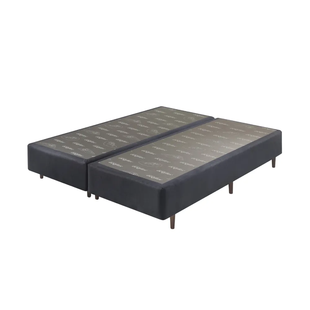 BOX ECOFLEX SOM 158X198X25 AZUL MARINHO LISO