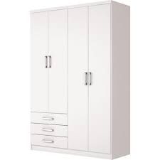 GUARDA ROUPA HENN CAJU 4PORTAS BRANCO